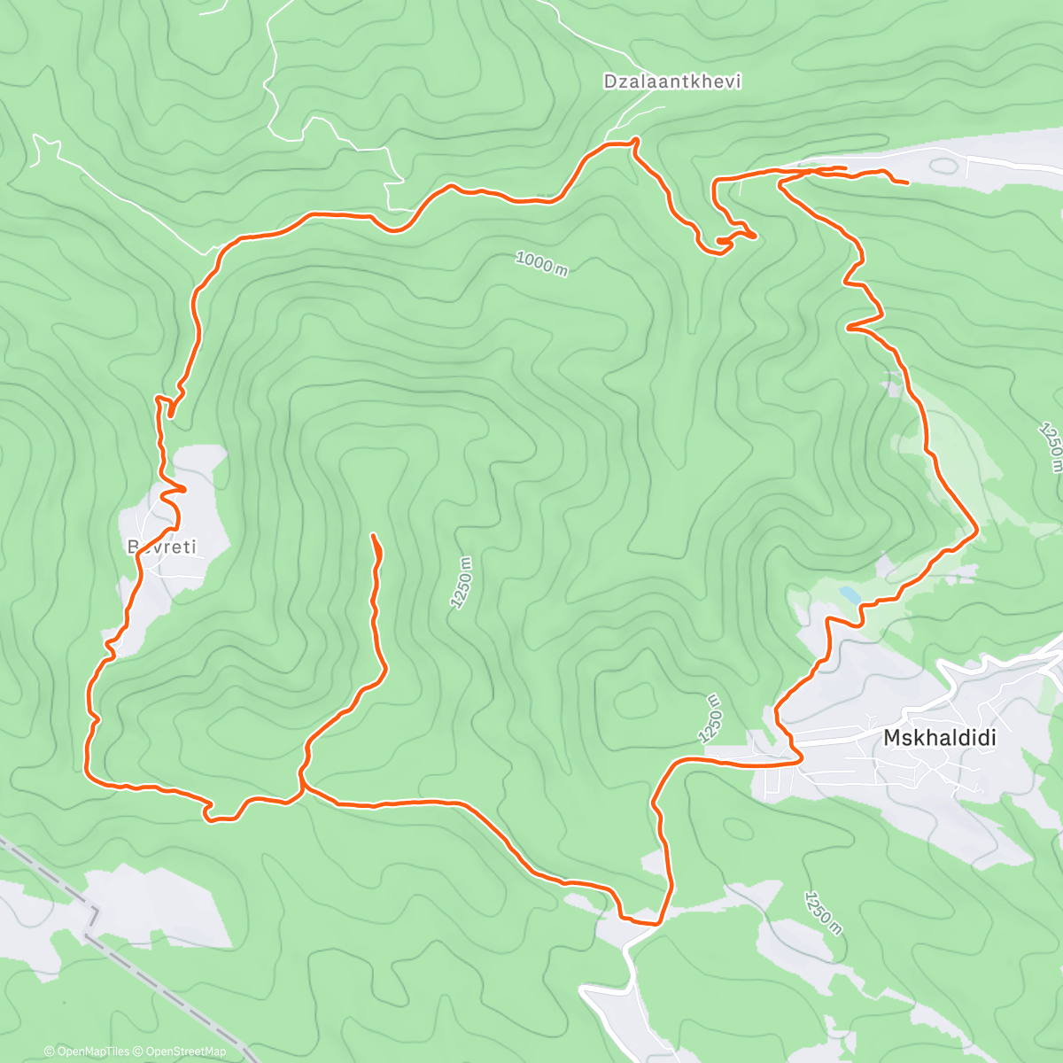 Map of the activity, SUNDAY CHVYAK CHVYAK