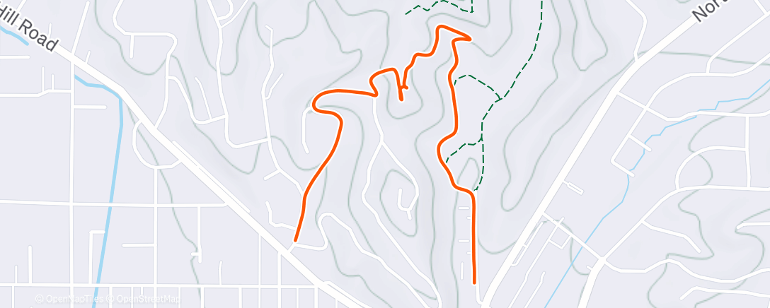 Карта физической активности (Afternoon Walk)