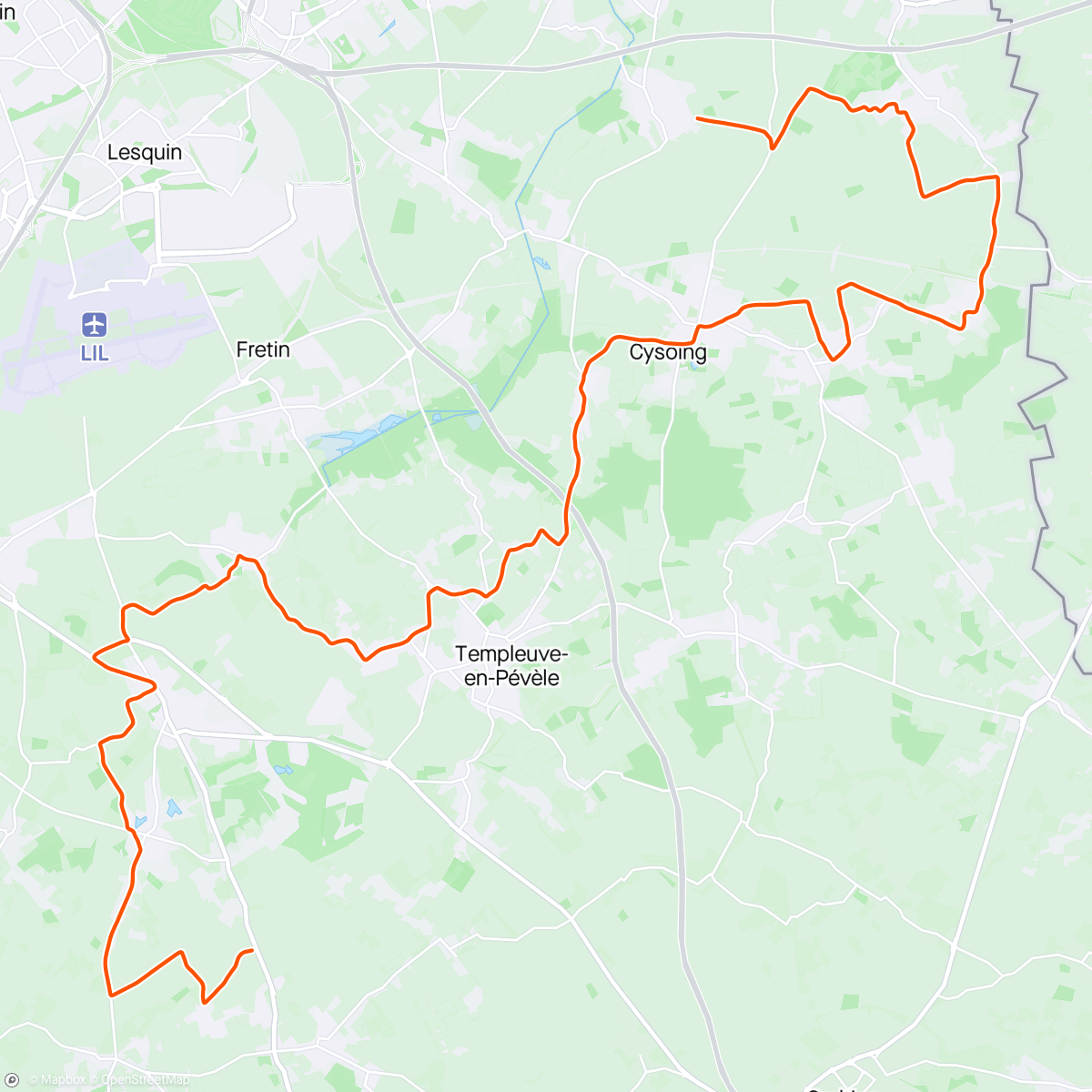 Map of the activity, ROUVY - Paris Roubaix | Hell of the North | France