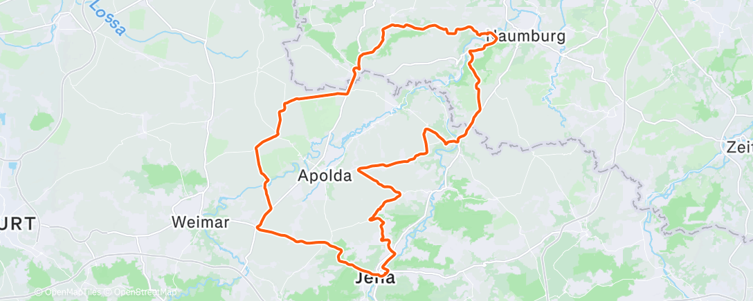 Mappa dell'attività Mittagsradfahrt