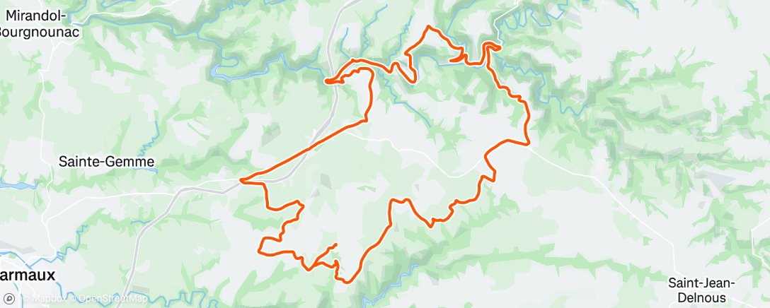 Carte de l'activité