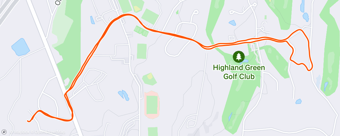 Map of the activity, Highland Green