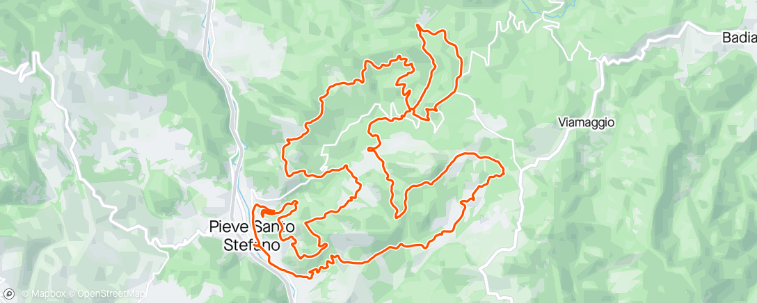 Map of the activity, GF le vie di francesco