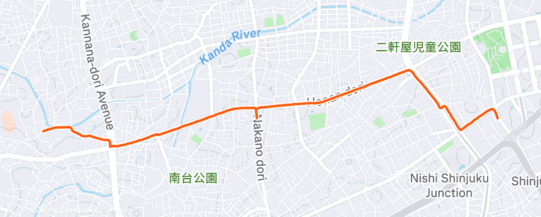 Map of the activity, Down