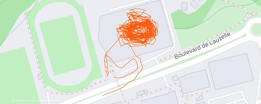 Карта физической активности (All 10k 4x2000m)