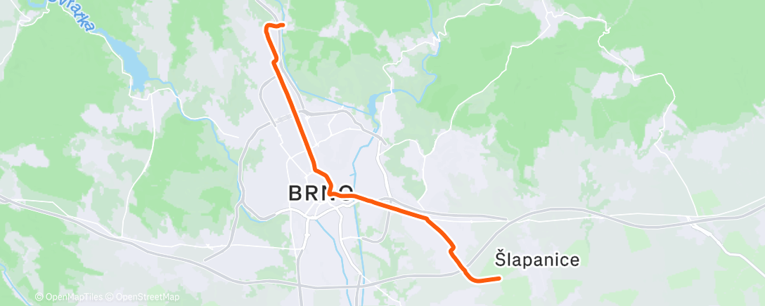 Map of the activity, Morning Ride