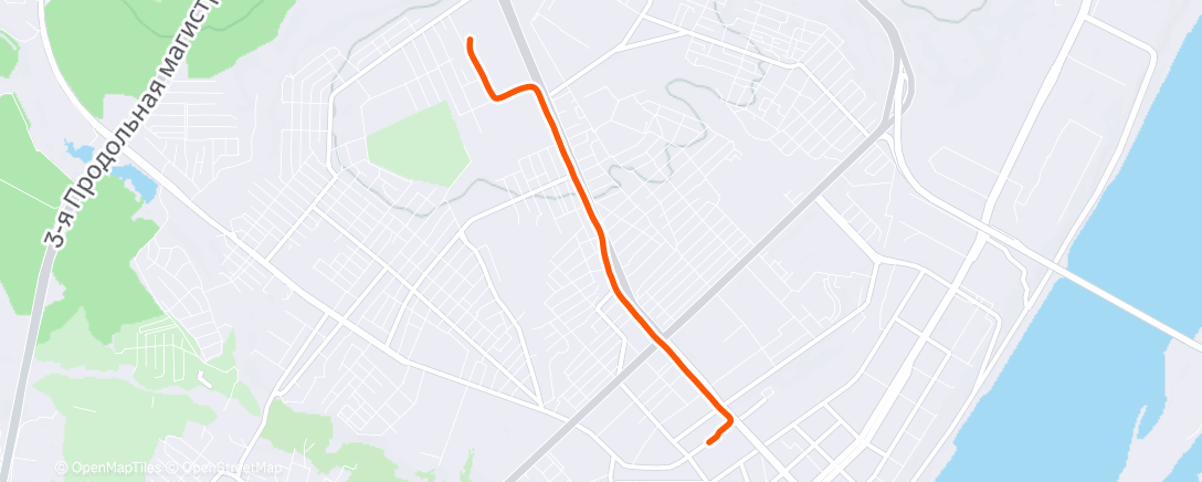 Карта физической активности (Утренний забег)