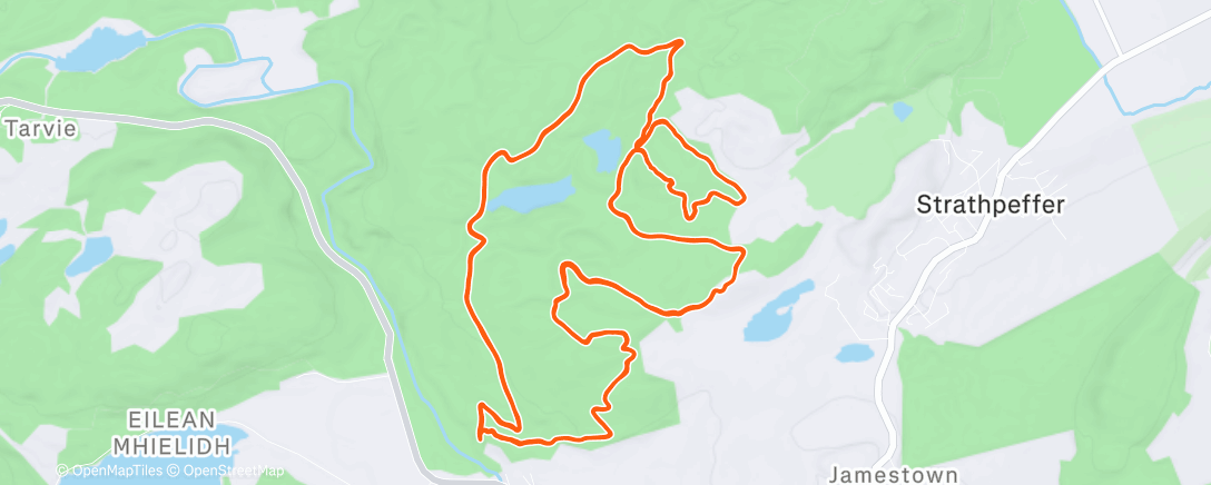 Map of the activity, Morning Ride