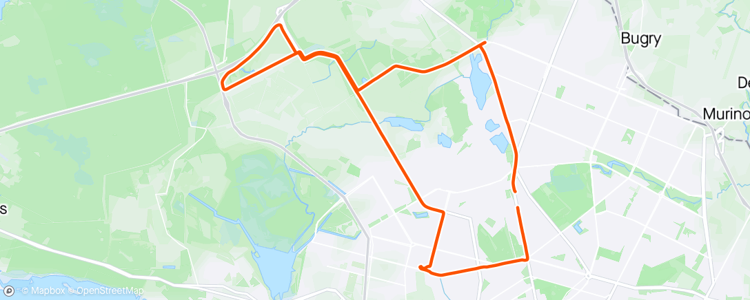 Map of the activity, Горный велозаезд (вечер)
