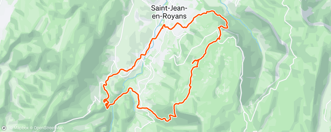 Map of the activity, Trail le matin 🏃🏃🏃🏃🏃