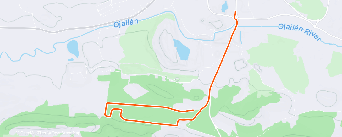 Карта физической активности (Afternoon Run)