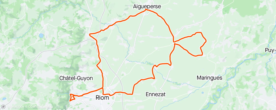 Map of the activity, Vélo de route 🚴 avant la☔️🥴