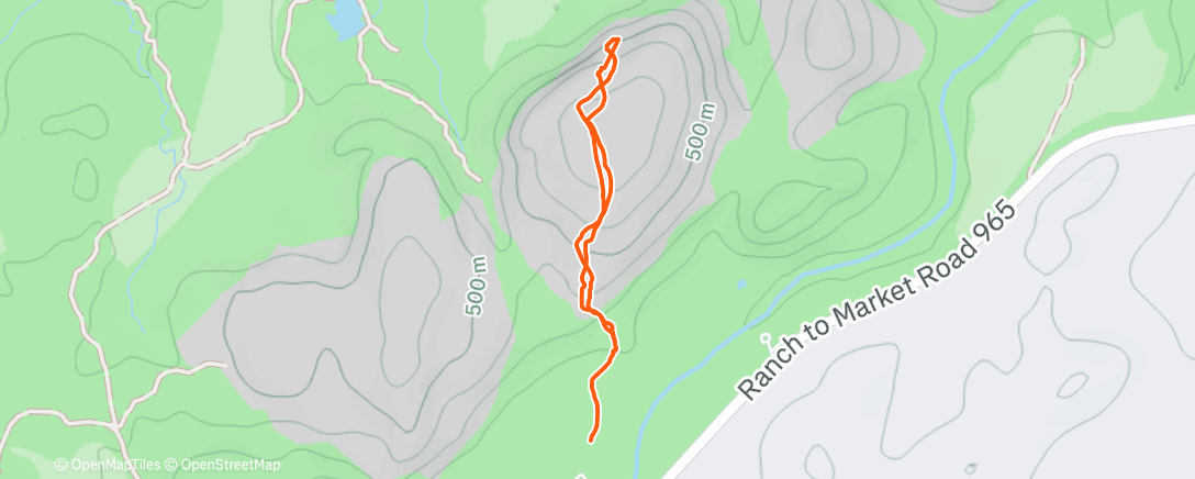 Карта физической активности (Lunch Hike)