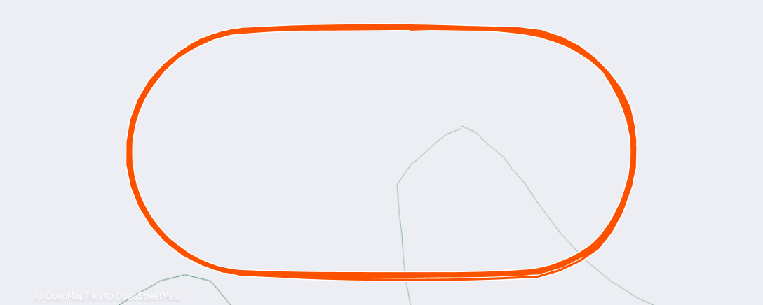 Map of the activity, TrainingPeaks Virtual - Forest Velodrome