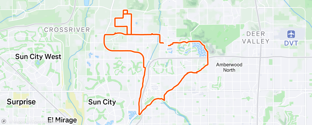 Map of the activity, Morning Ride