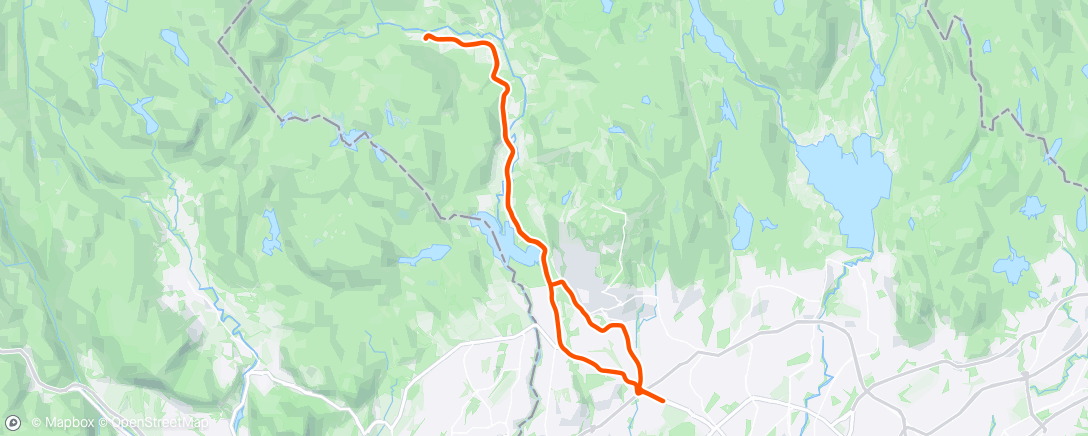 Map of the activity, Årets første Sørk!