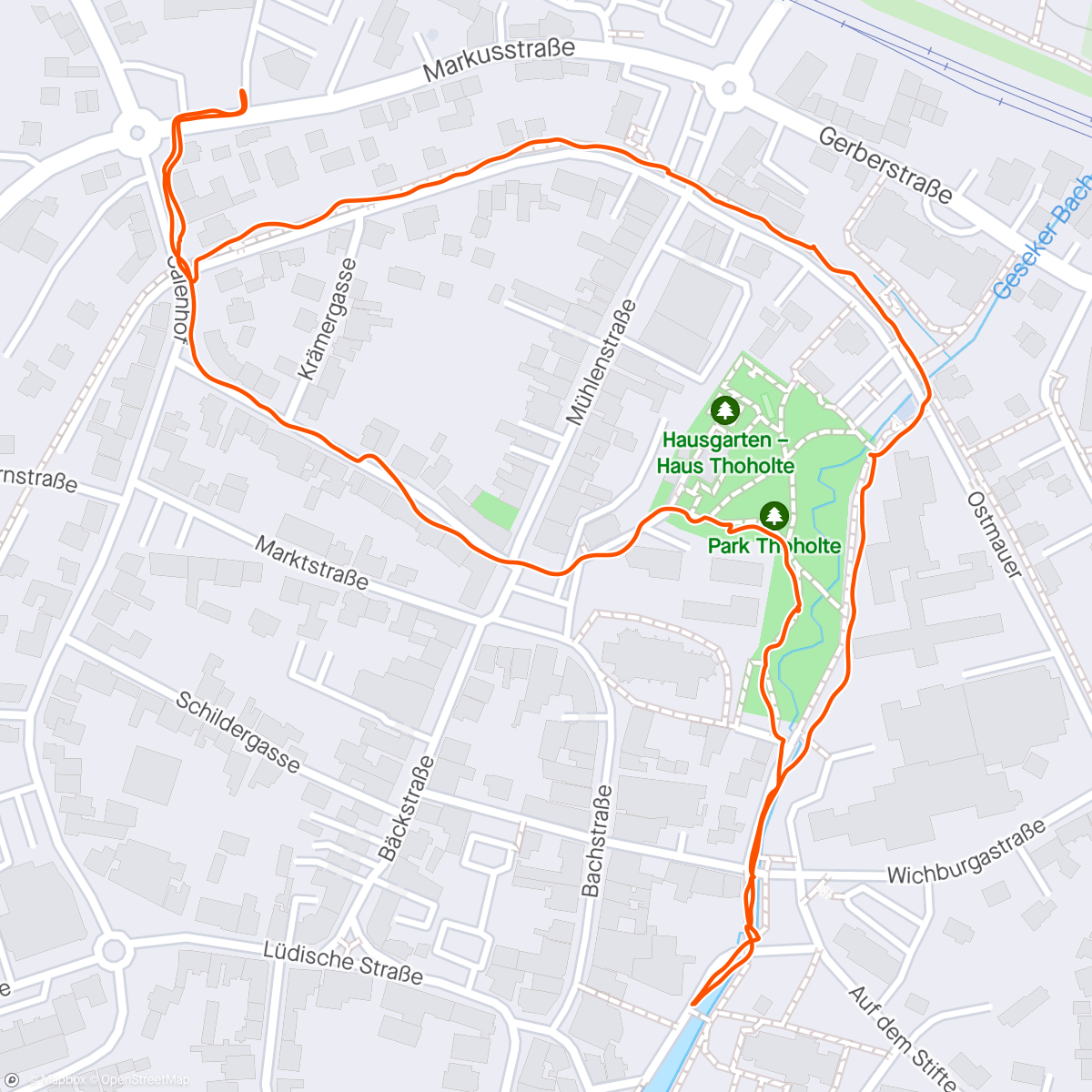 Map of the activity, Einkaufsrunde 🌞🚶🏼‍♀️🌸