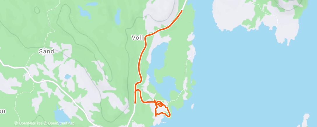 Карта физической активности (Måtte bare ut i nysnøen en tur❄️)