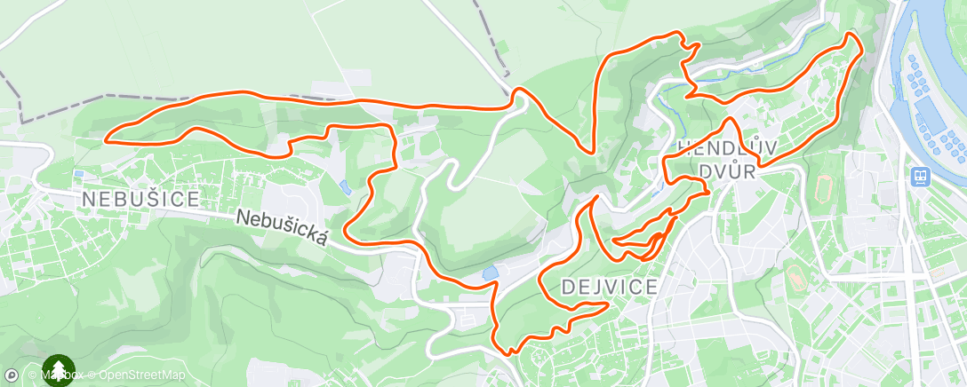 Map of the activity, ŠUTR 91