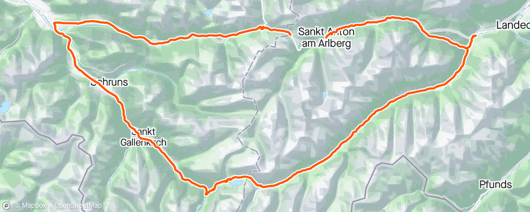 Map of the activity, Arlberg Giro Light ⛰️