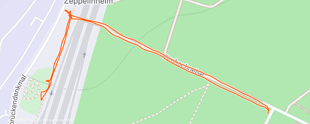 Карта физической активности (Zum Frankfurter Flughafen)