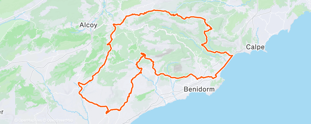 活动地图，Sortie vélo le matin