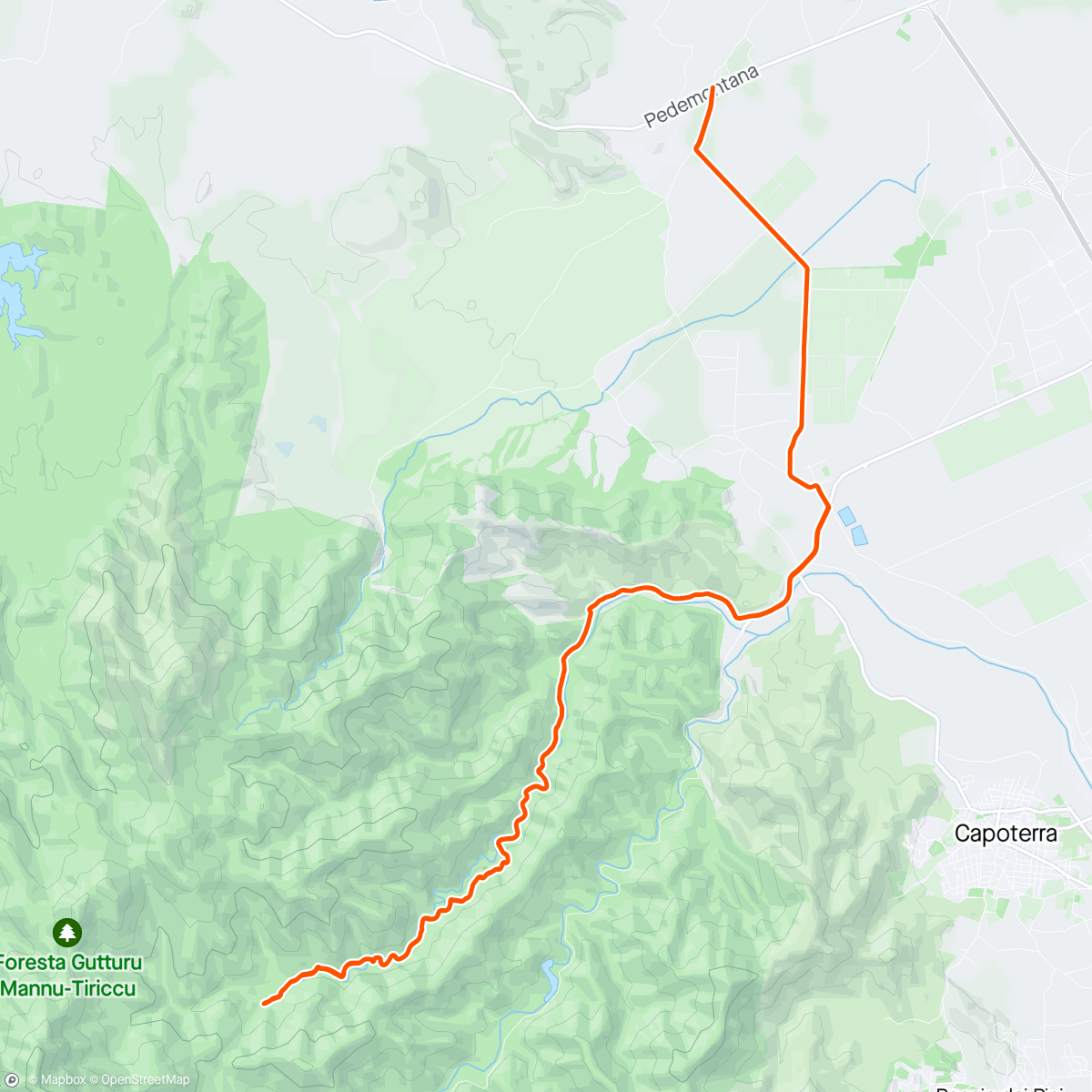 Map of the activity, Sessione di Mountain biking Mattutino