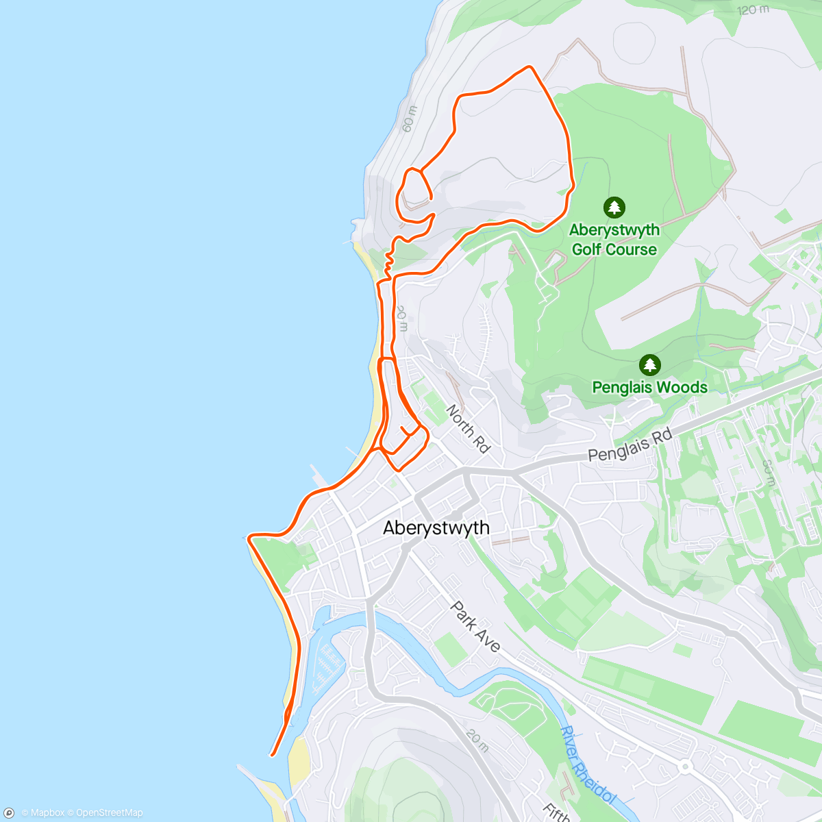 Map of the activity, Cable Car Climb 💨🏃🏼‍♂️🚠