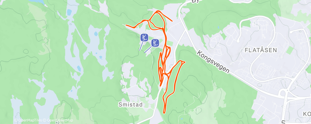 Map of the activity, Fint føre for fæl form