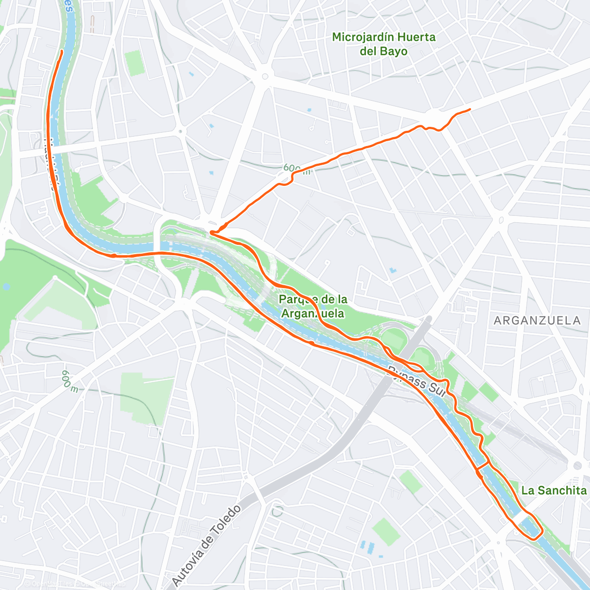 Карта физической активности (4K Cto r3' + 3x1000 r2' (4:30/25) r3' + 3000 RC (4:55) + 2K soltar)