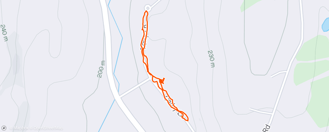 Map of the activity, Walk with Cooper