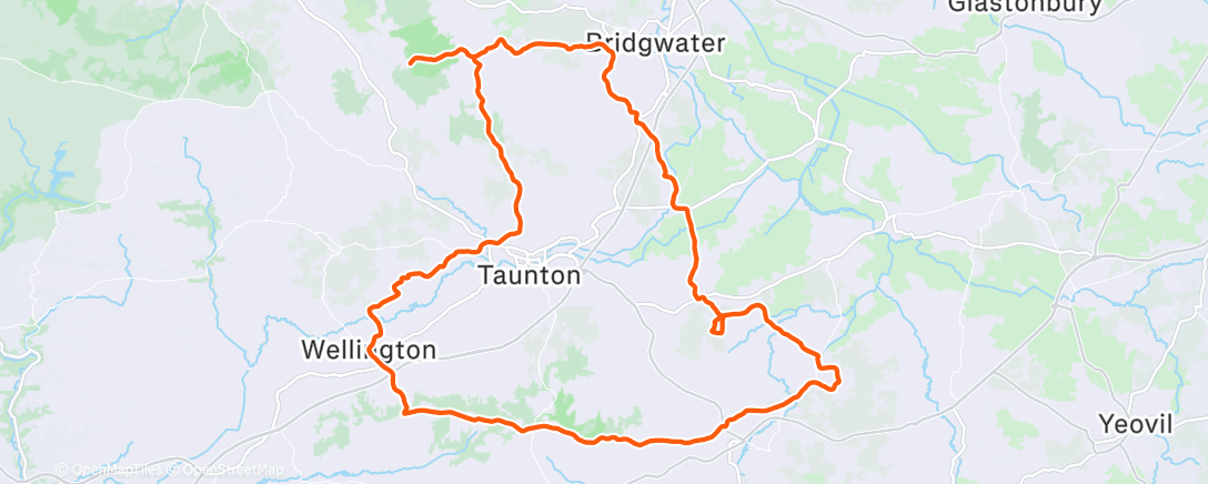 Карта физической активности (Morning Ride)