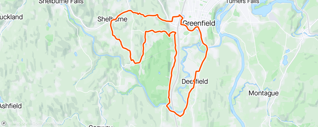 Mapa da atividade, 5/31/2024 Old Greenfield