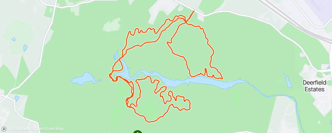 Map of the activity, racing e-bikes on Chisele Bündchen