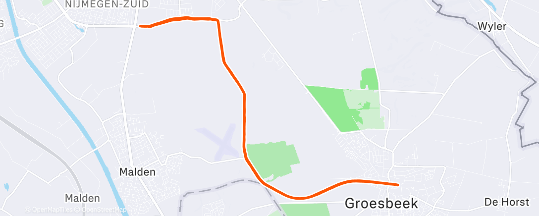 Map of the activity, Easy longrun 😮‍💨 🥦
