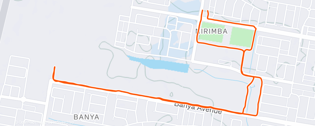 Map of the activity, Little trot