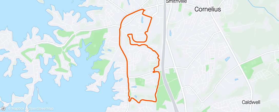 Map of the activity, 10k w/Full Moon and Thug