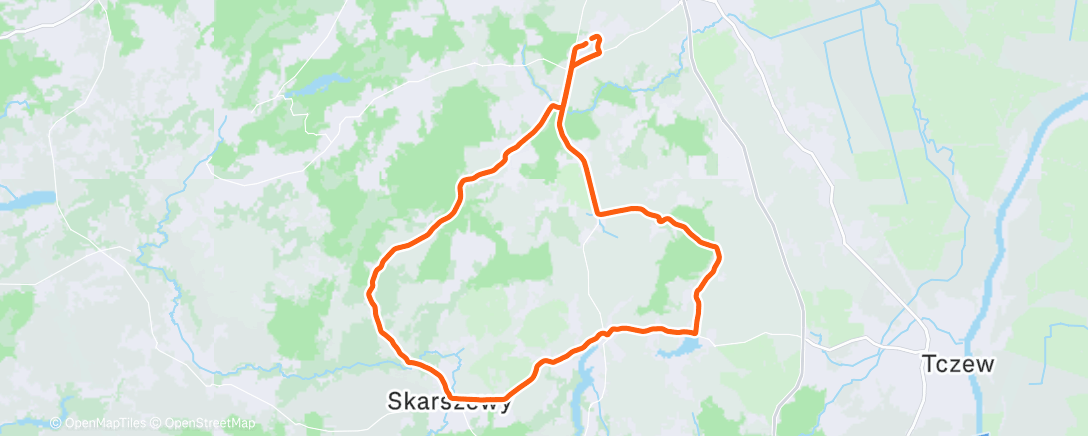 Map of the activity, Morning Ride