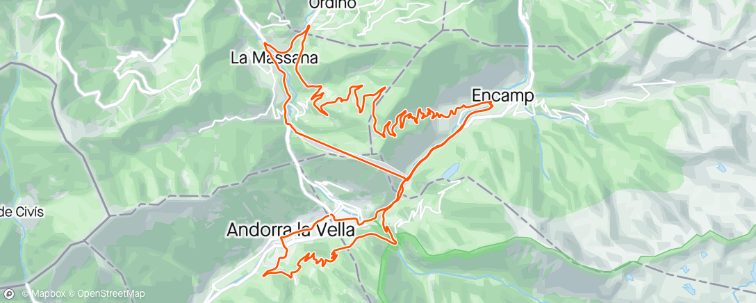 Mapa da atividade, Garbeando por ahí