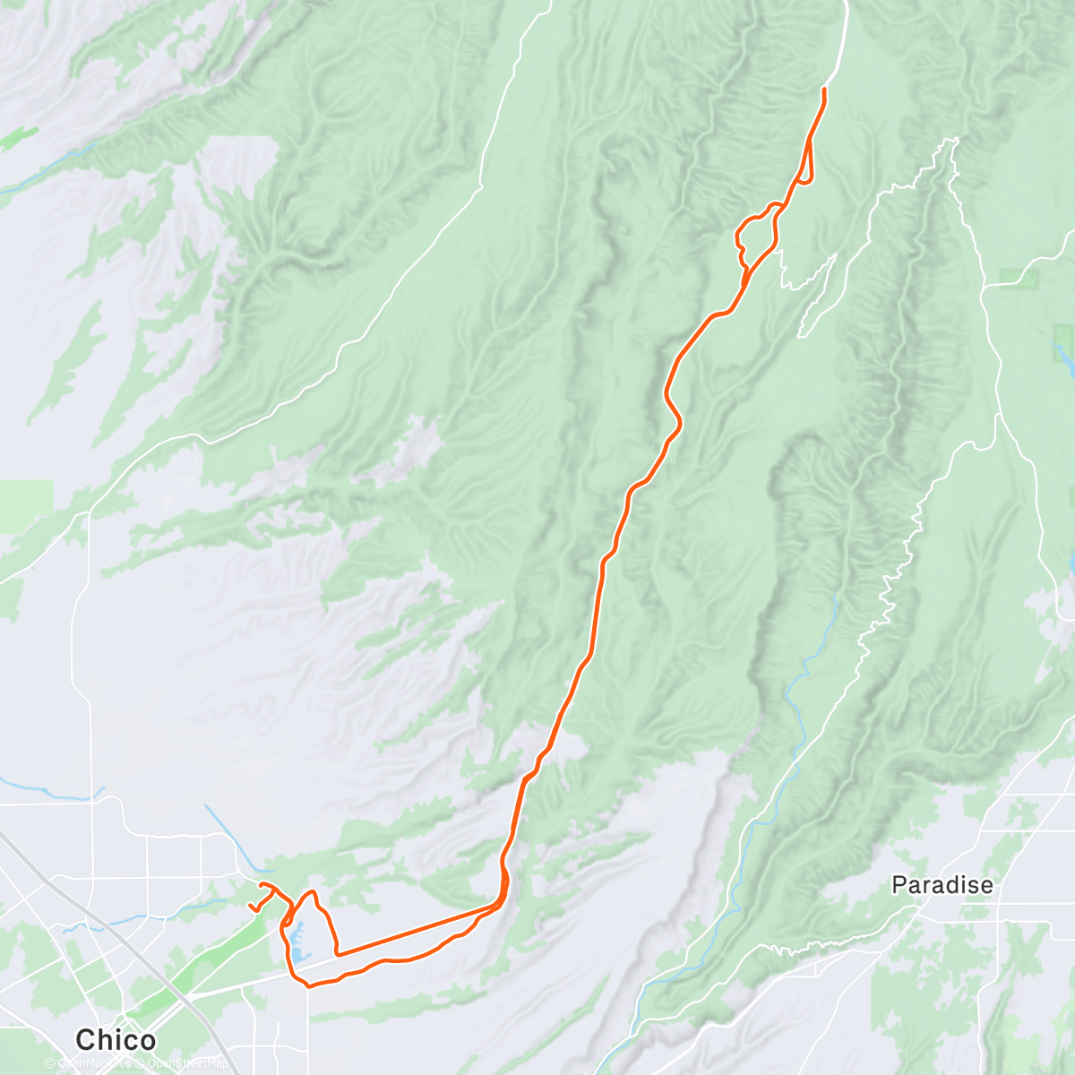 Map of the activity, Forest Ranching