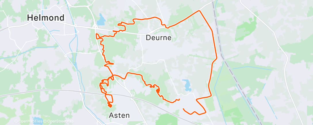 Mapa da atividade, Halve TT van de Wekkers 🚵🏻‍♂️🌤️