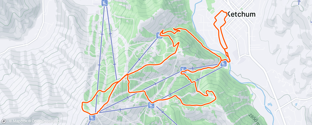 Map of the activity, I just love baldy 🤍