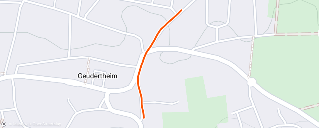 Map of the activity, Marche dans l'après-midi