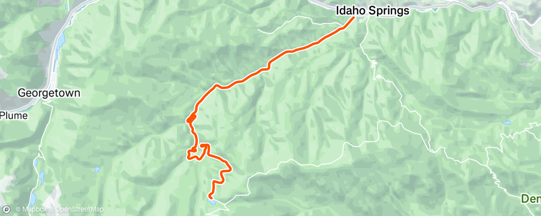 Map of the activity, Practice Ride