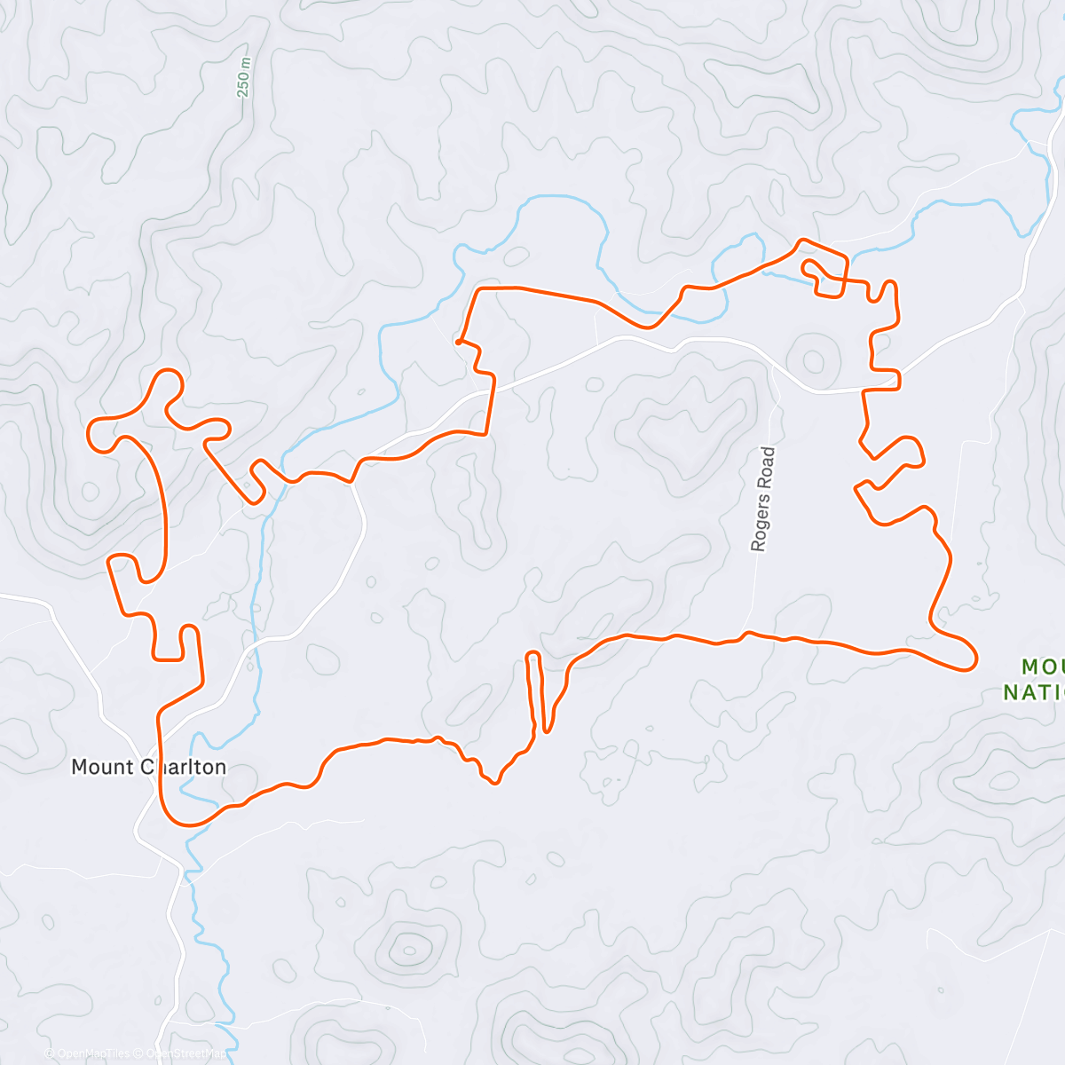 Map of the activity, MyWhoosh - Aus Outerloop