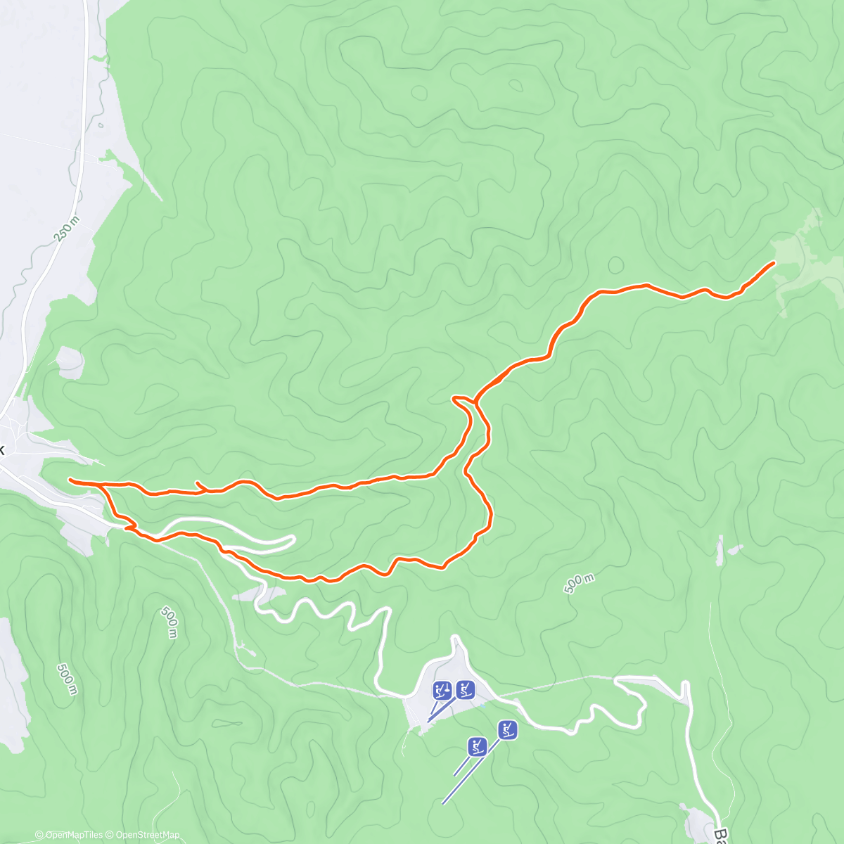 Карта физической активности (Podbabská dolina, Skalnatá, Čmelok)