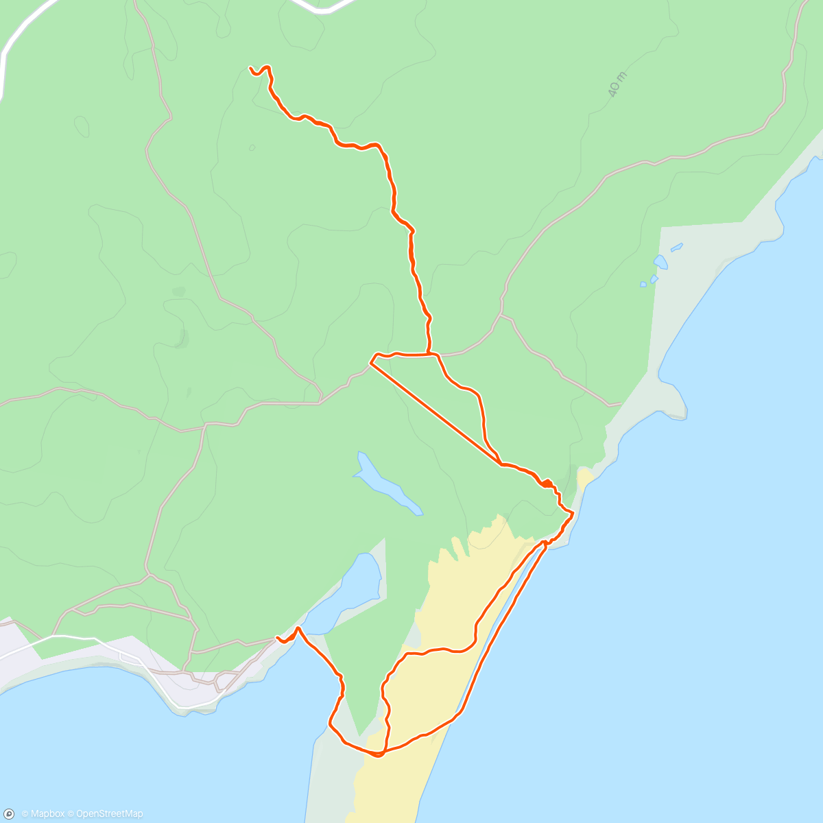 Map of the activity, Track maintenance