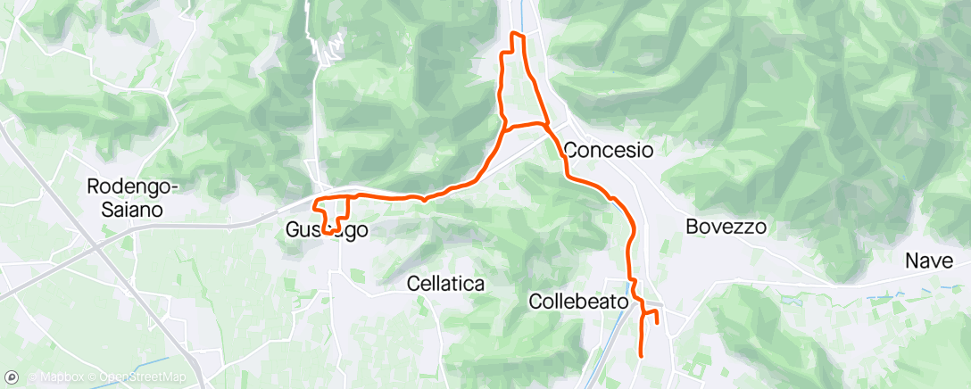 Map of the activity, girello