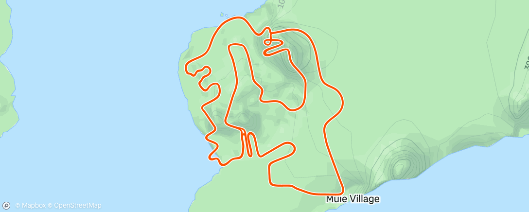 Map of the activity, Zwift - Tempo 6x8 in Watopia