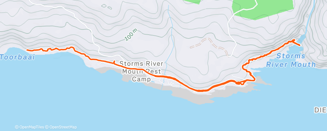 Map of the activity, Wanderung am Nachmittag